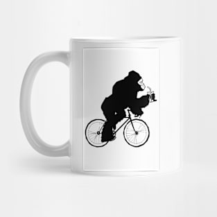 Silverback Gorilla on a Bike Mug